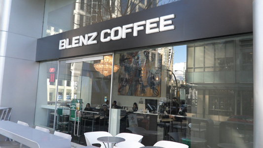 Blenz Coffee store front